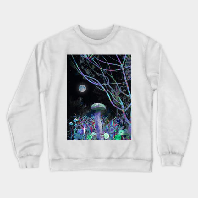 Night Trip Crewneck Sweatshirt by Cajuca